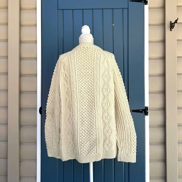 Killarney Wool Hand Knit Sweater Unisex - Picture 2 of 7